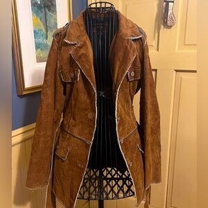 Jane Doe suede coat